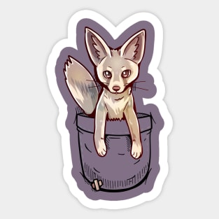 Pocket Cute Ruppells Fox Sticker